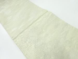 アンティーク　 紗 草花模様織出し袋帯（材料）